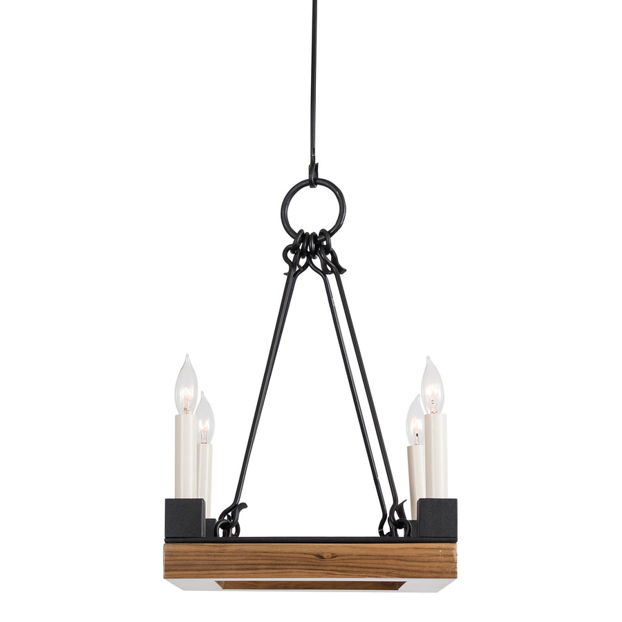 Beckett Square Chandelier, 4-light