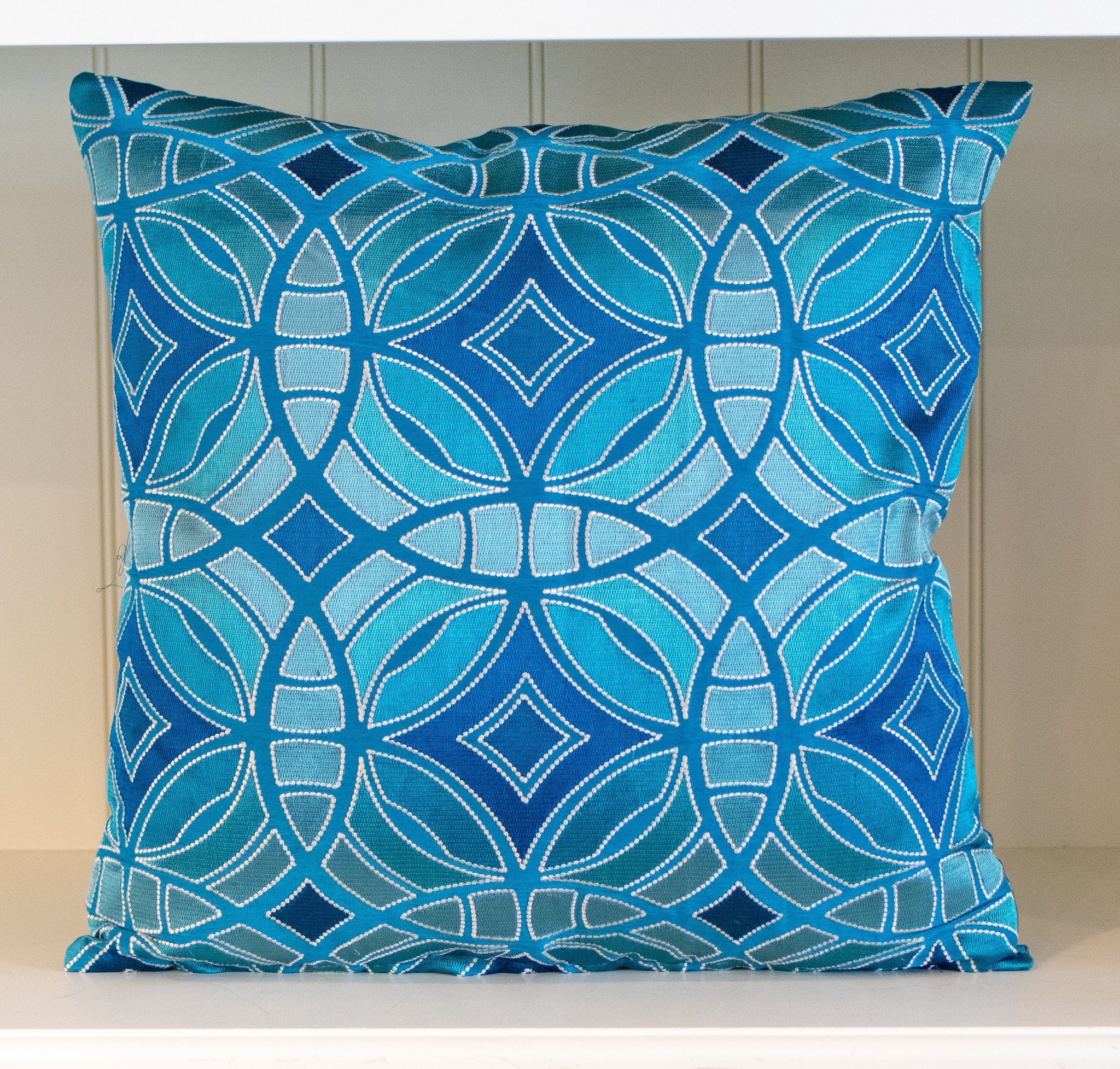 Perspective 20" Square Island Blue