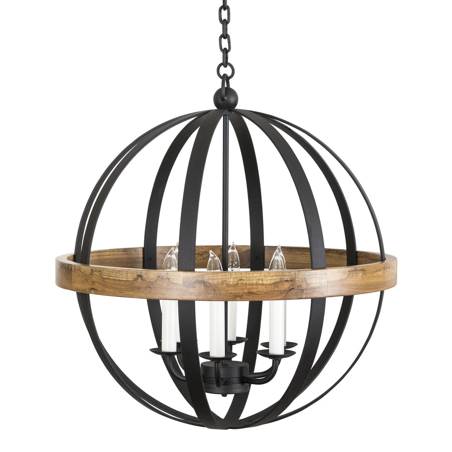 Luna Globe Pendant, Medium