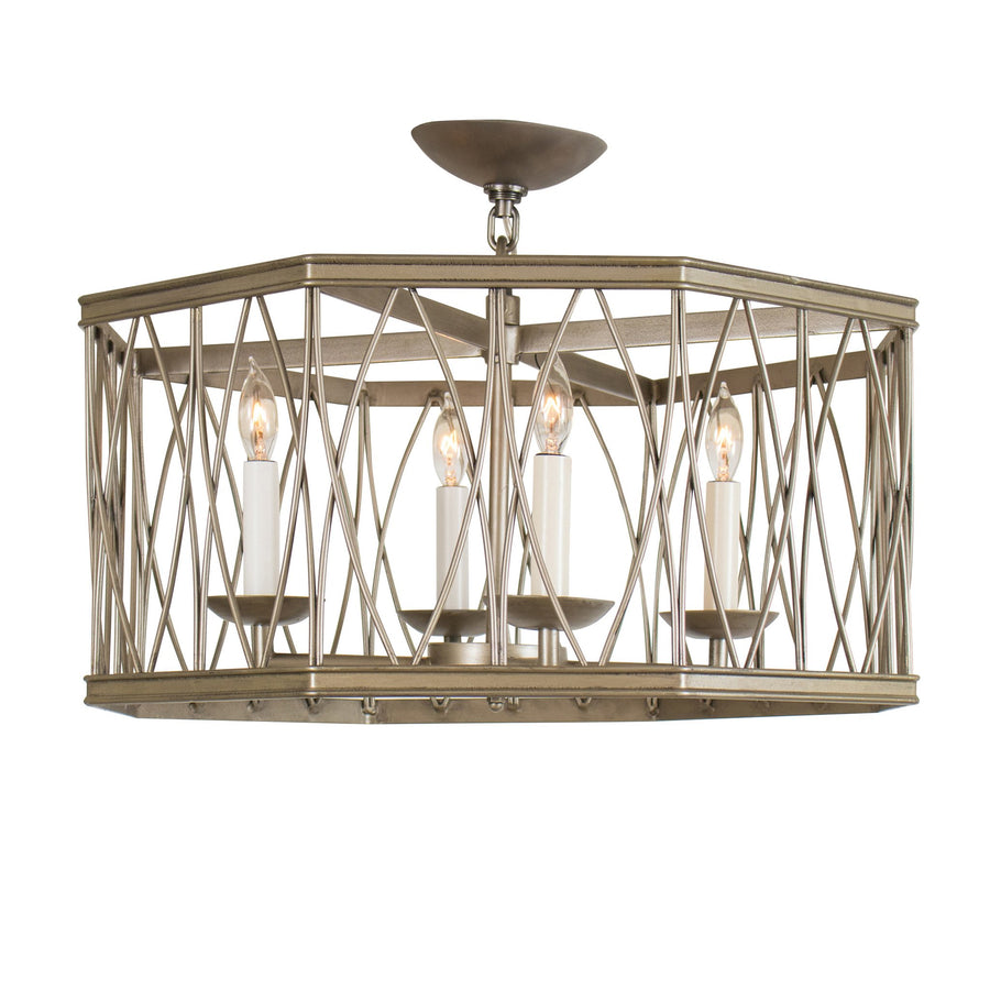 Montparnasse Octagon Pendant, 4 lights