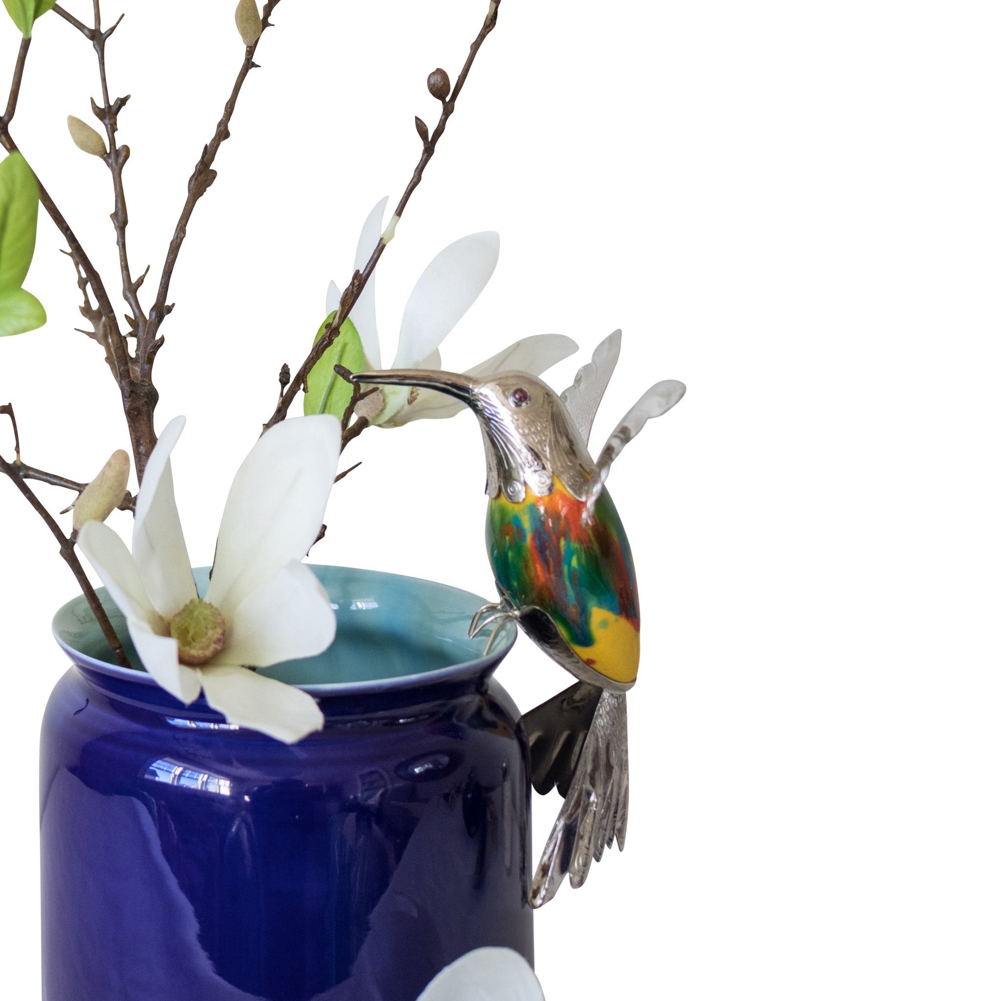 Blooming Garden Hummingbird, Large 