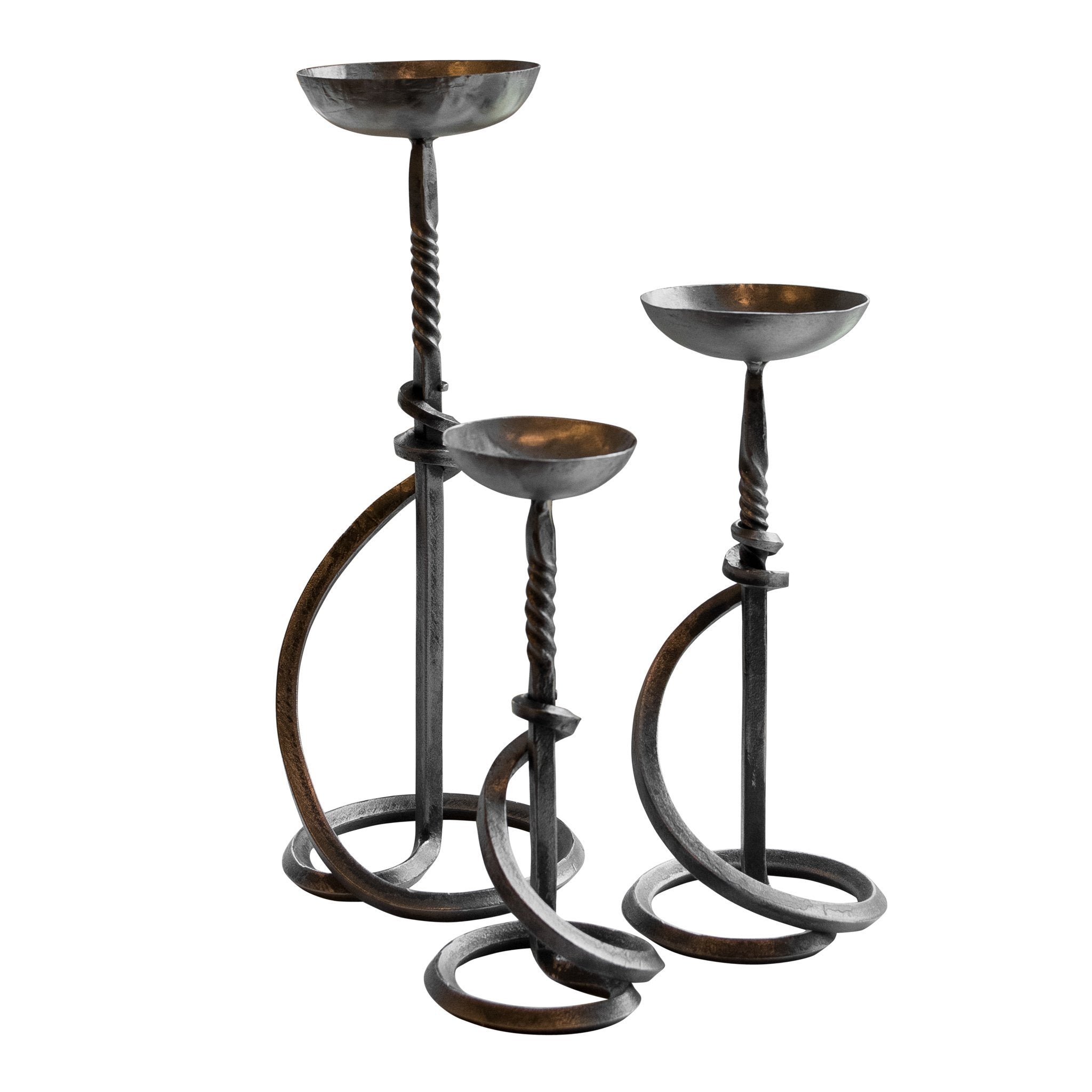 Avignon Climbing Vine Candlestick, Set of Three