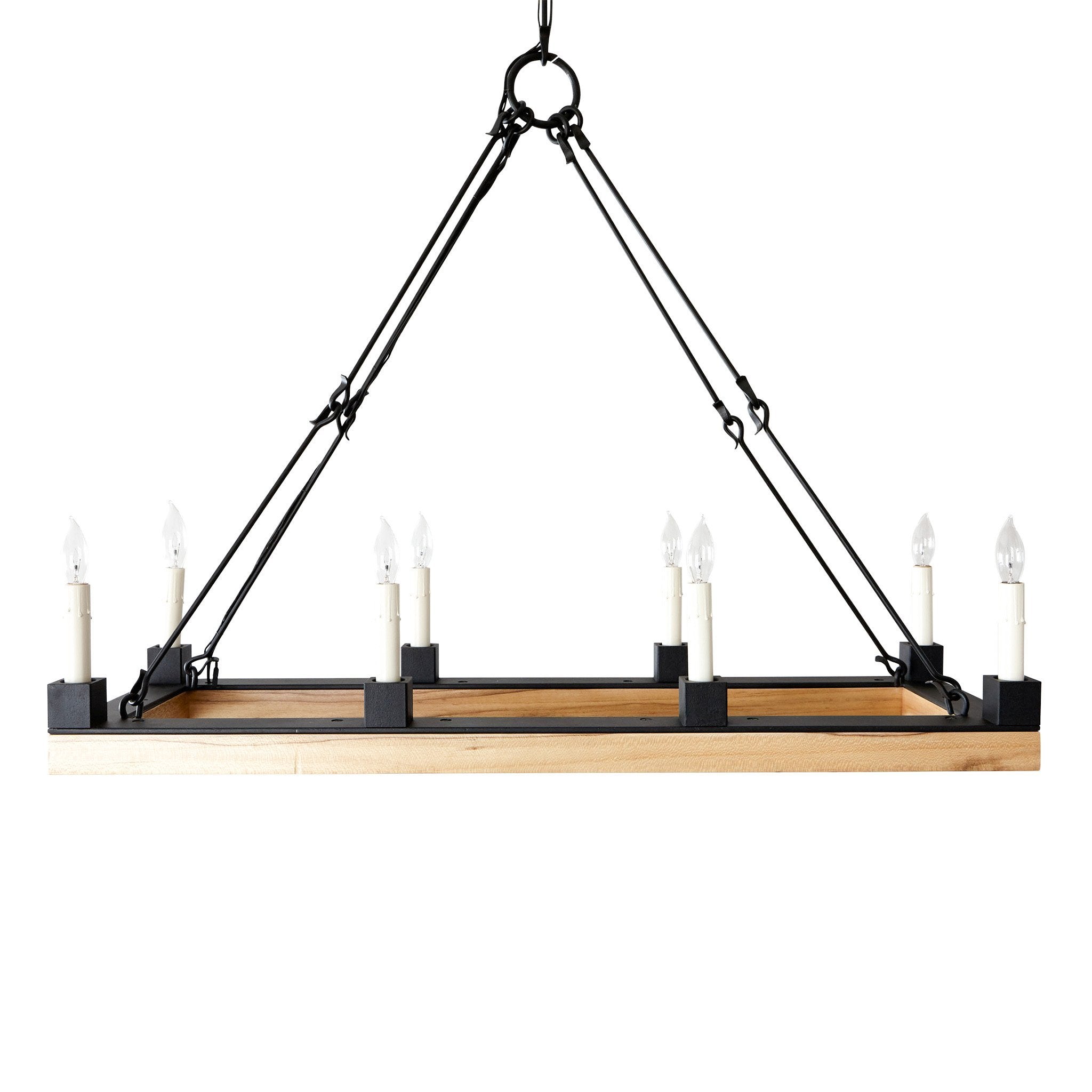 Beckett Chandelier Rectangle, 8-light